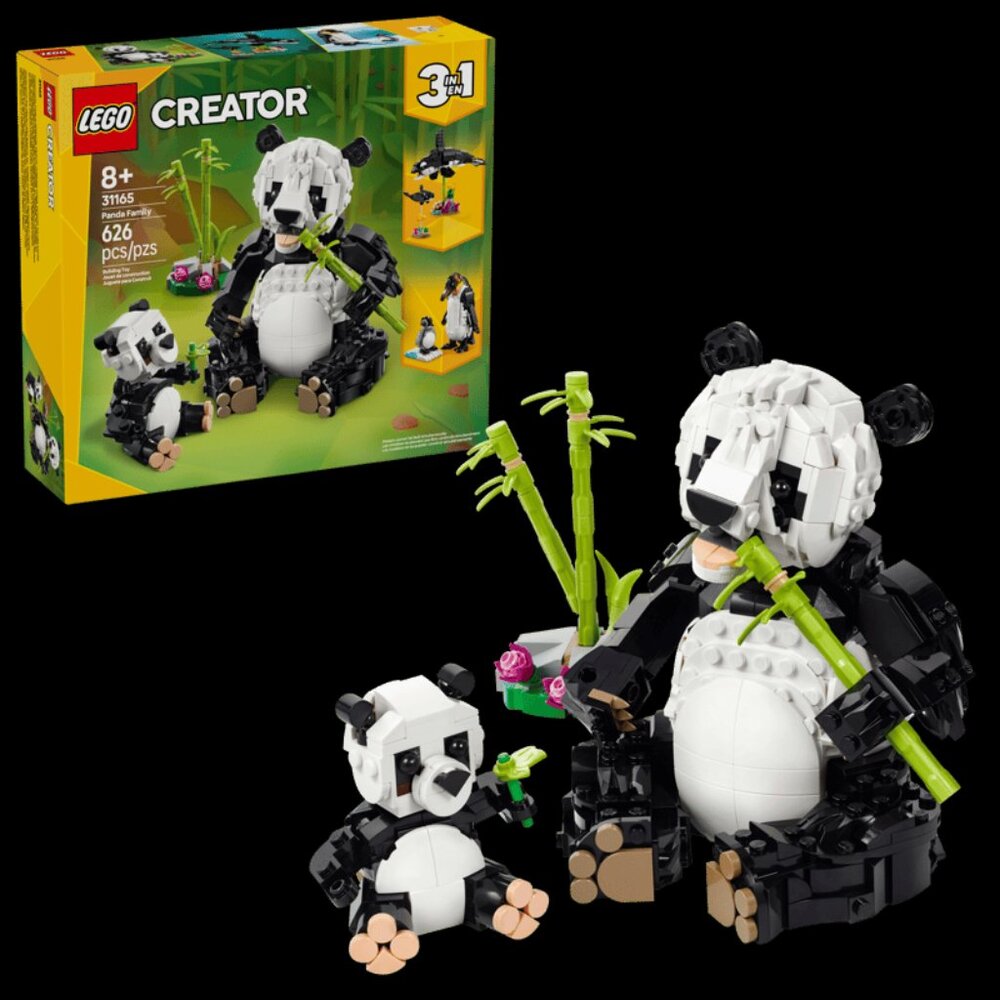 Lego Creator 3-in-1 #31165 Wild Animals: Panda Family - NIB